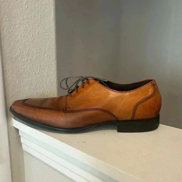 Cole Haan Air Dress Shoes Men's 10.5 M Derby Oxford Leather Brown Lace Up C09161 - Picture 4 of 10